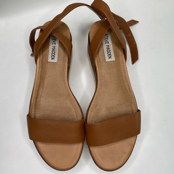 EUC🔹️Steve Madden Marco Marc Chunky Strappy Leather Sandals size 8 - Picture 4 of 9